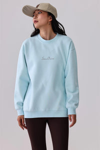 Crewneck Sweatshirt in Light Blue