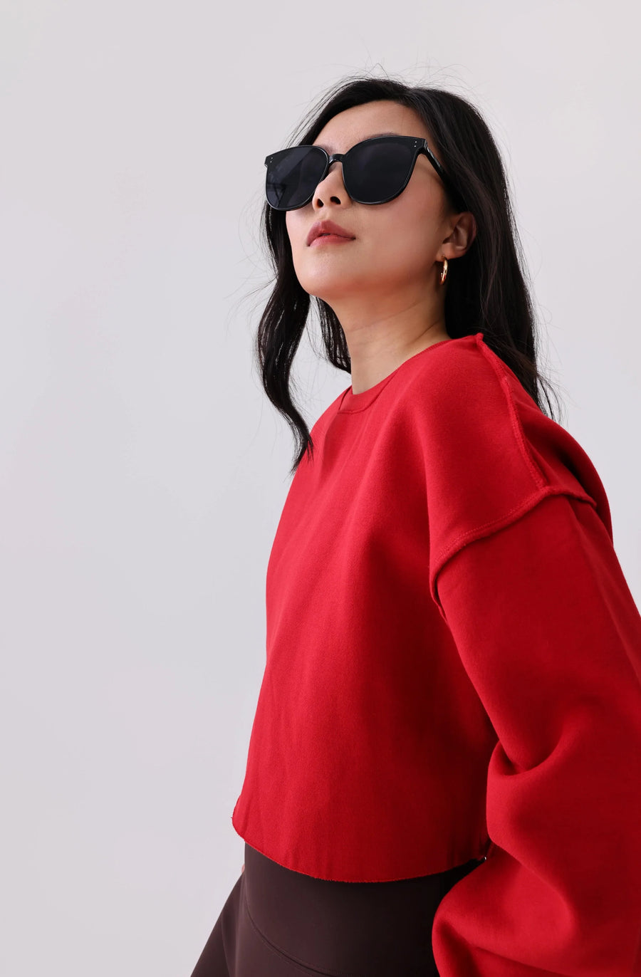 CozyAura Cropped Crew Coverup