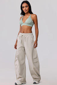 Elevate SharkFin Ballon Pants Ligh Beige